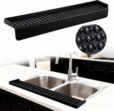 Silicone Sink Edge Protector Splash Guard,Sink Granite Edge Protector,24X4 Inch