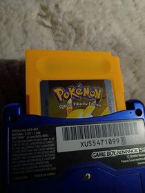 Pok&eacute;mon Yellow Version Nintendo Game Boy Color, 1999 - SAVES & WORKS