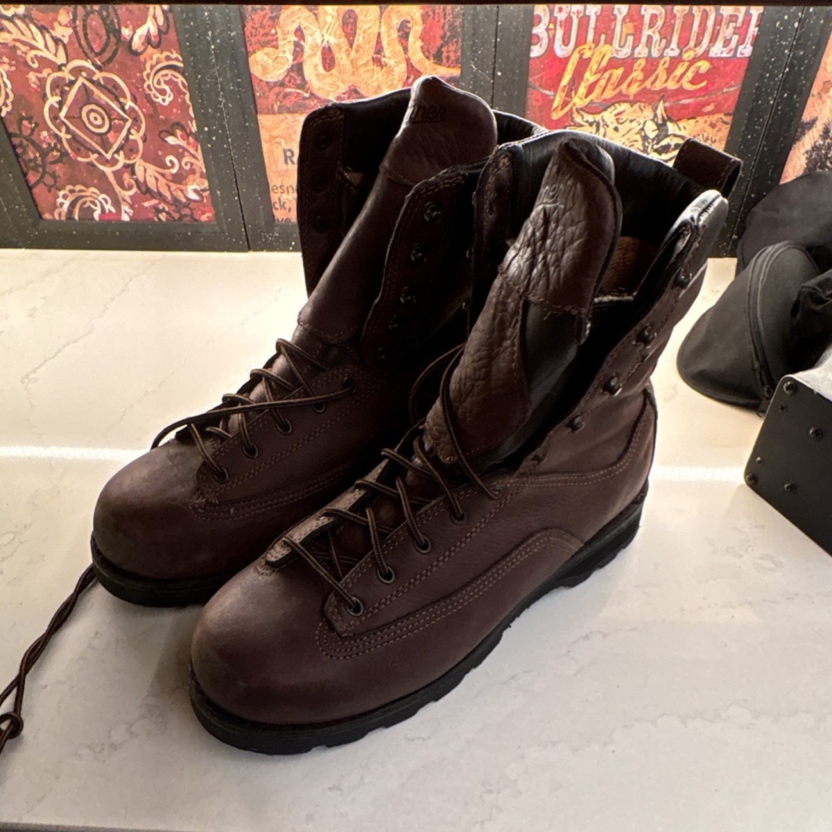 Danner High Country 8” 1000gram Leather Boots Brown Mens Sz 10 Danner High Country 8” 1000gram Leather Boots Brown Mens Sz 10 main image 2