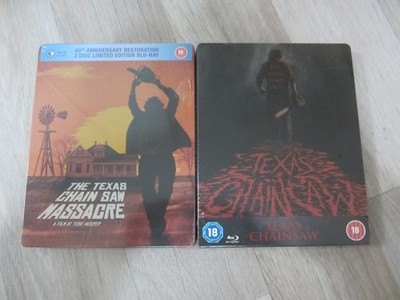 2x Texas Chainsaw Steelbook Zavvi Exclusive Limited - Bluray - NEU&OVP