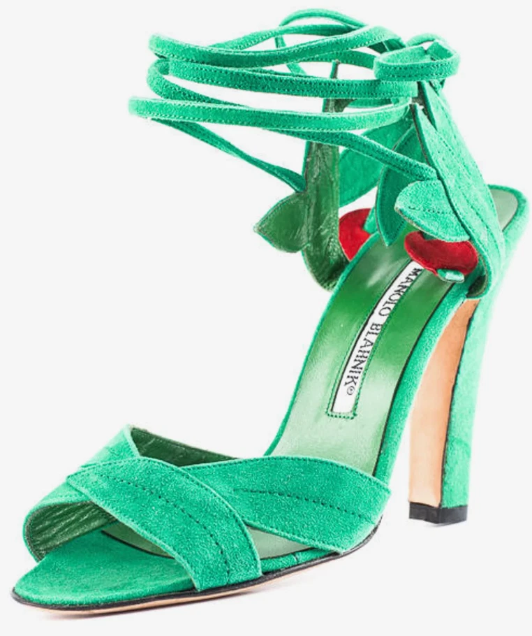 Manolo Blahnik ターコイズ クロスストラップ ハイヒール Manolo Blahnik Strappy Heels for Women for sale | eBay
