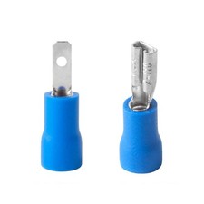 100/150Pcs 16-14 AWG Quick Disconnect Male Female Vinyl Spade Connectors .110"