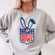 Benito Bowl Sweathirt, Bad Bunny Football Shirt, Benito Bowl 2026, Superbowl Bun