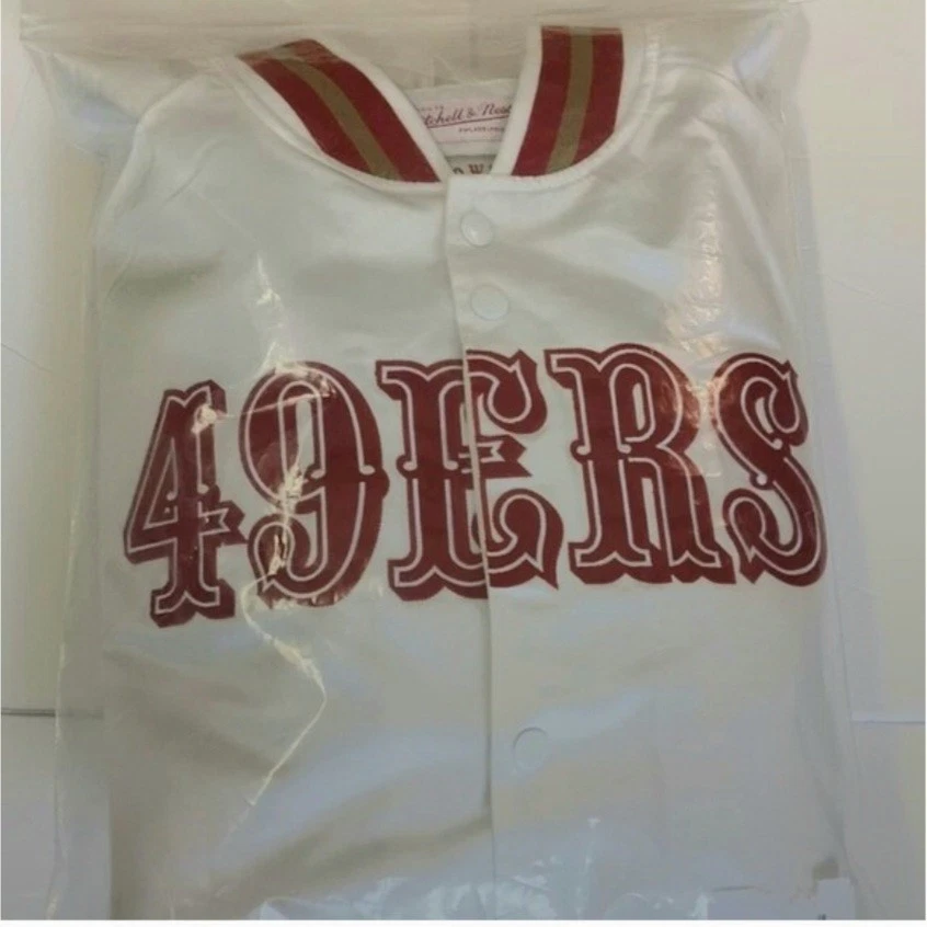 49ers Raro XXXL Chaqueta Ligera MITCHELL NESS ¡ÚLTIMA! Nuevo con etiqueta al por menor $120 Foto 2 de 4