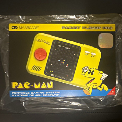 My Arcade Pac-Man Pocket Player Pro Handheld Electronic Game Yellow 2022