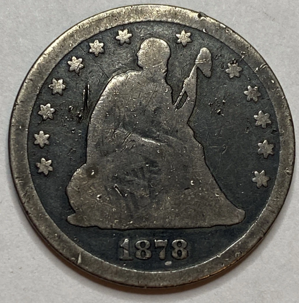 1878 Year Seated Liberty US Quarters (1838-1891) for sale | eBay