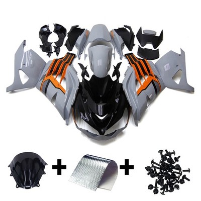 Gray Injection Fairings For Kawasaki ZX14R ZZ-R1400 2012-2021 Injection Bodywork