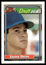 1992 Topps Shawn Green Toronto Blue Jays #276