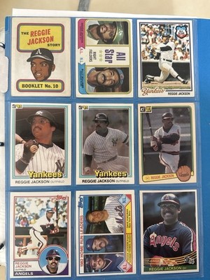 Reggie Jackson 39 Card Lot   A s Yankees Angels   HOF Legend Inserts + Vintage