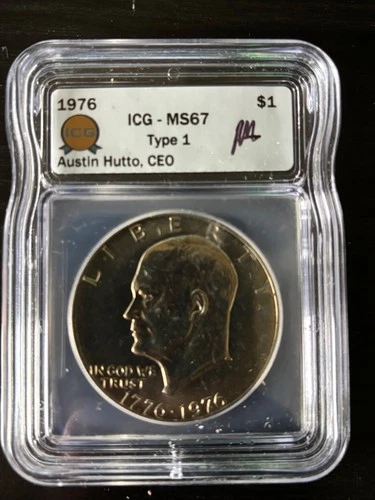 1976 Eisenhower Dollar — photo from the most recent tracked eBay sale