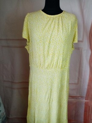 Women Holly & Whyte Dress Yellow Viscose XL
