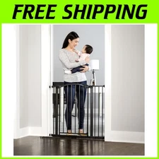 Super Wide Baby Gate with Extensions and Mounting Kit