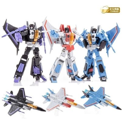 Jinbao FG01-03 Air Craft: Battlers Starscream, Skywarp & Thundercracker Set of 3