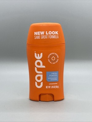 {A15} Carpe Antiperspirant Underarm Lotion FRESH POWDER 1.69oz | NEW & SEALED