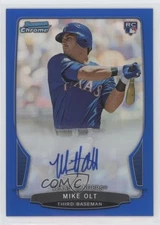 2013 Bowman Chrome Rookie Auto Blue Refractor /250 Mike Olt #ACR-MO Auto RC