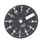 1.11" Black C3 Green Luminous Watch Dial for NH36A Automatic Mechanical Movement