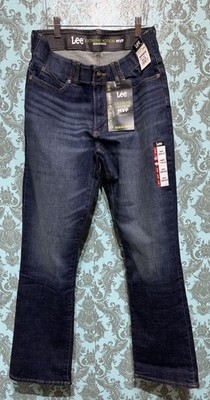 Lee Men's Extreme Motion MVP Regular Fit Bootcut Jeans Dark Wash NWT 32x32
