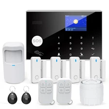 Alarm System with APP Alert,DIY WiFi Home Alarm System,12pcs Kit Motion Detec...
