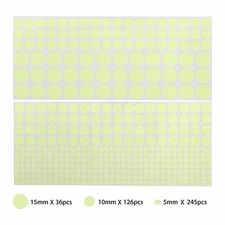 407PCS Room Ceiling Luminous Dot Wall Stickers Bedroom Glow in Dark Decoration