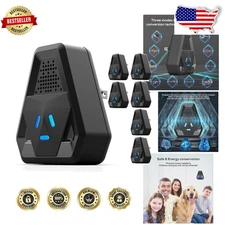 6-Pack Ultrasonic Repeller 2025 Upgraded, 3-Mode, Energy Saver