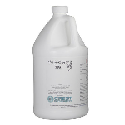 Crest Chem Crest 235 Non-Caustic General Wash Solution - 4 x 1 Gallon Bottle 