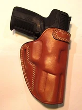 Leather Scabbard style Gun Holster  - FN Herstal 5.7  (#7057)