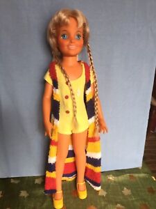 Vintage 1972 Ideal Brandy Doll With Original Clothes Excellent