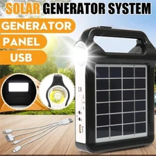Portable Power Station Solar Generator Panel Emergency Power Supply Bank Outlet