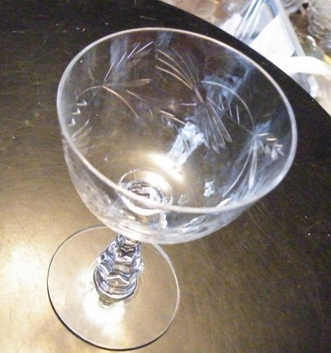 Cambridge TEMPO Liqueur Cocktails Tiges Cristal Transparent Parfait État Milieu du Siècle - Photo 2/4