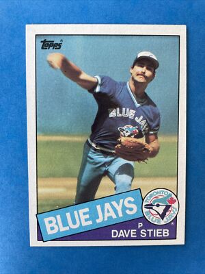 85   スティーブンステイルバーグ 1985 Topps Dave Stieb Toronto Blue Jays Baseball Card #240 | eBay