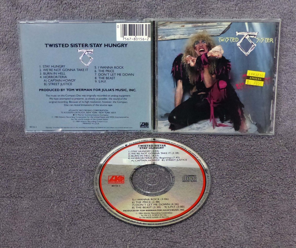CD Twisted Sister Stay Hungry = ステイ・ハングリー WPCR14250 Atlantic /00110 Twisted Sister - Stay Hungry [CD] - Amazon.com Music