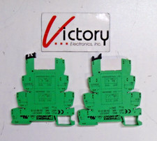 Phoenix Contact PLC-BSC-24DC/21 Relay Base LOT OF 2 | 2966016 | 24V | 2961121