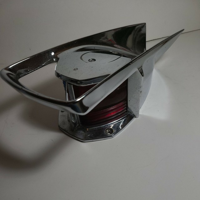 Chrome Vintage Marine Boat Nautical 11" Bow Light W Handle Attwood