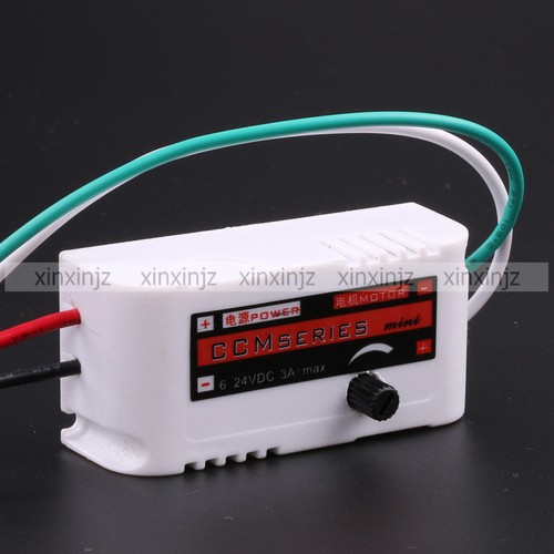DC Motor Speed Switch Controller 6-24V 3A Controller PWM Regulator - Picture 3 of 4