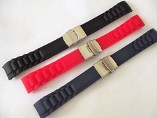 cinturini rubber tipo nautica attacco curvo ansa rinforzata 20 mm gomma watch