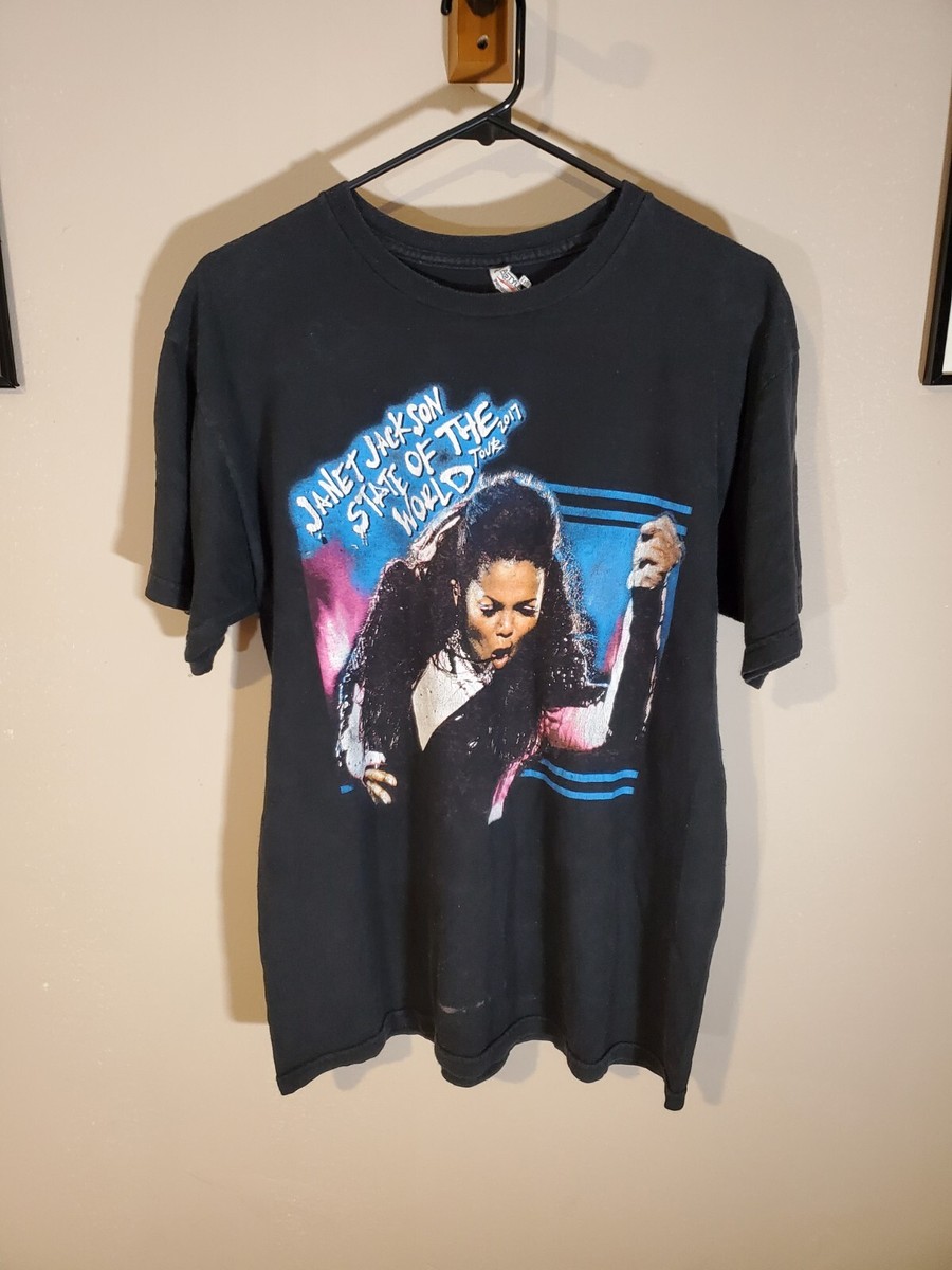 Janet Jackson Vintage Style Tour T-shirt (Medium) | eBay