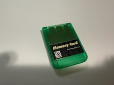 PlayStation 1 Memory Card Green