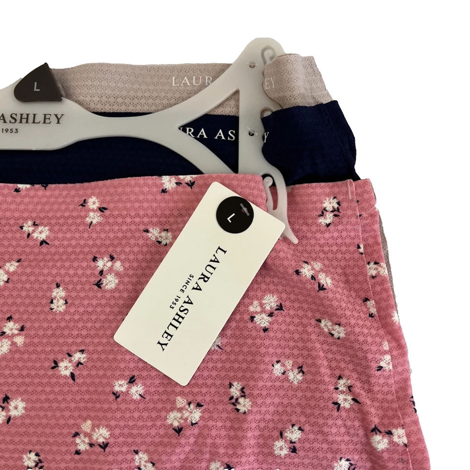 Nuevo paquete de 3 bragas para mujer Laura Ashley No Show talla L nuevas con etiquetas nailon spandex sin costuras Foto 2 de 4
