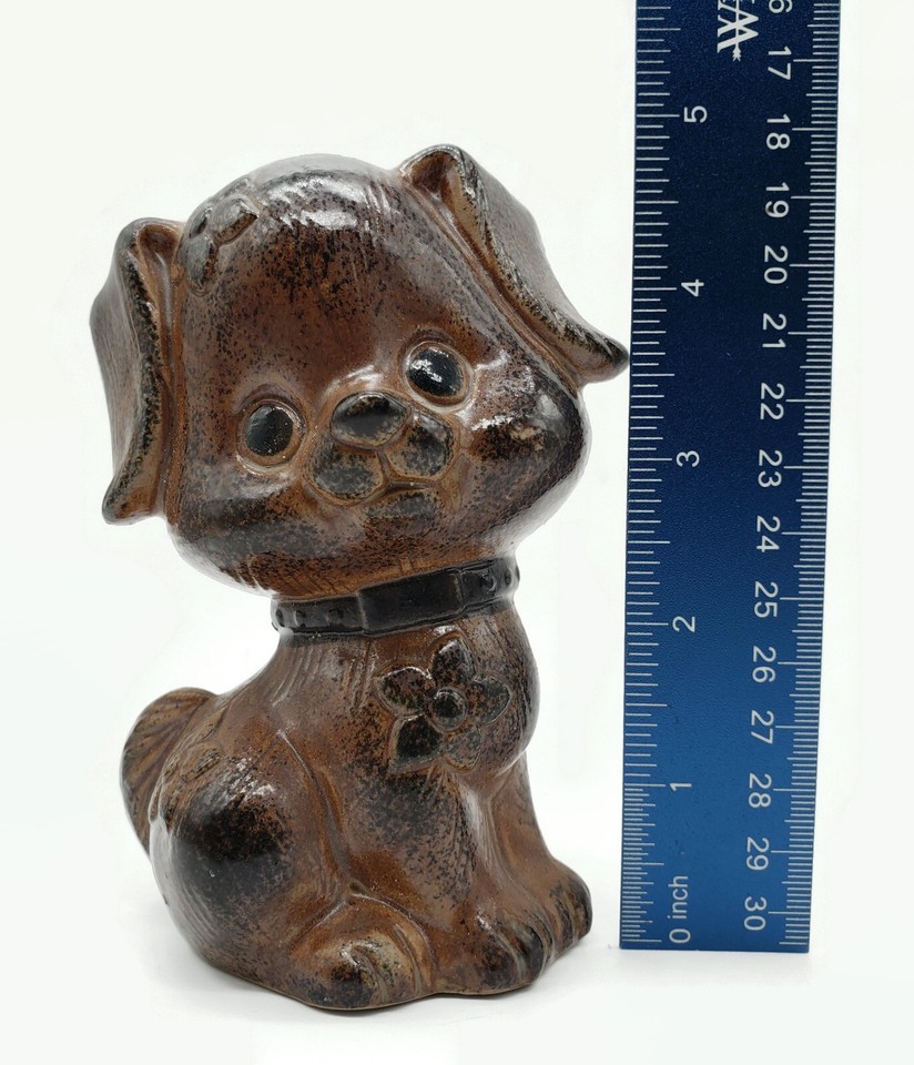 Vintage Ceramic OMC Brown Dog Coin Bank Made In Japan eBay