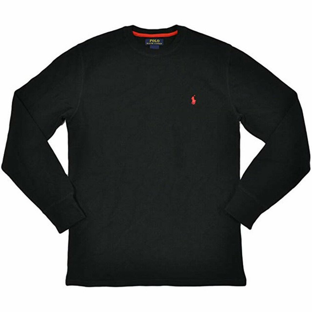 Polo Ralph Lauren Men's Longsleeved Tshirt/Sleepwear/Thermal L Black