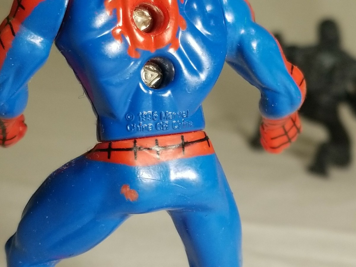 Rare 1990 Spiderman 8 Wheel Car 1995 Figure 2007 Black Spider