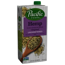 Pacific Foods Hemp Milk Unsweetened Original 32 FO (Pack Of 12)