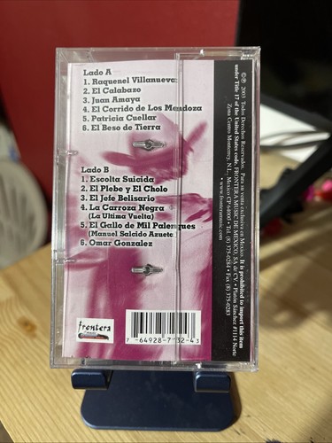 Beto Quintanilla Cassette Tape RAQUENEL VILLANUEVA, NUEVO Y SELLADO!!! - Picture 2 of 2