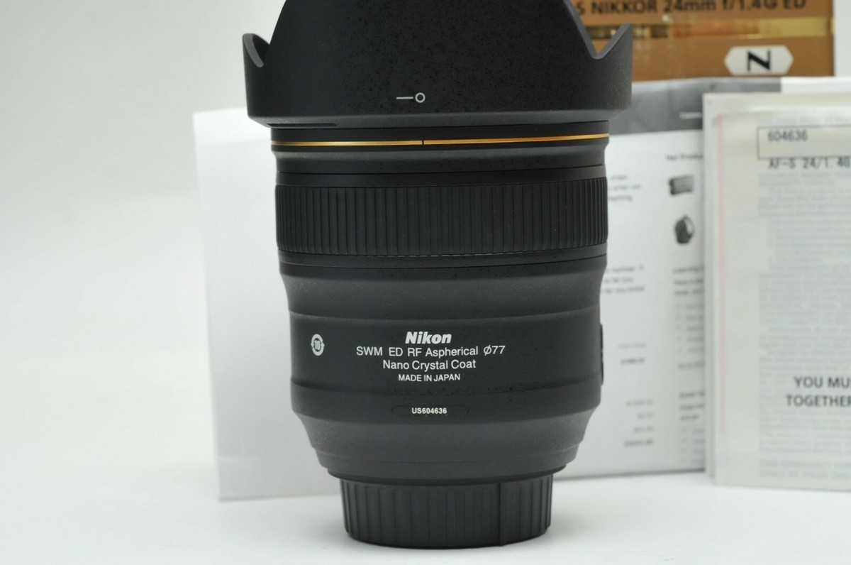 Nikon AF-S FX NIKKOR 24mm f/1.4G ED Wide-Angle Prime Lens
