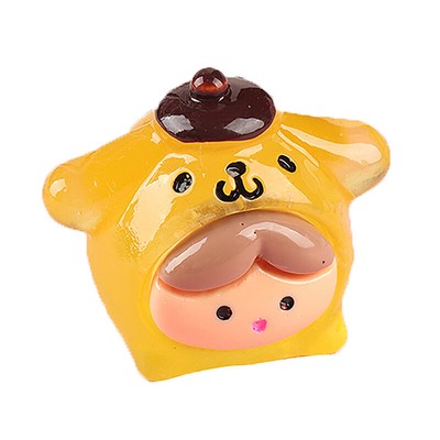 Cartoon Luminous Animals Resin Cabochon Miniature Dollhouse Accessories D_z8