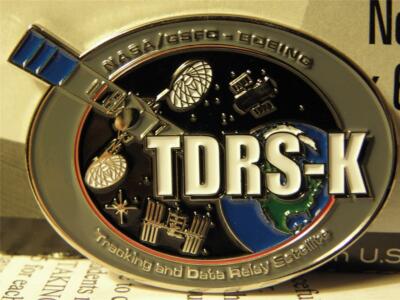 TDRS-K NASA TRACKING AND DATA RELAY SATELLITE-K / ATLAS V AV-036 COLOR COIN