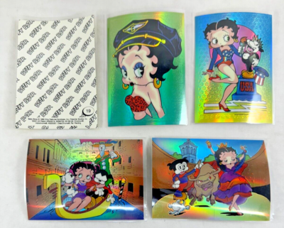 BETTY BOOP SERIES 1 (1996) Complete HOLOCHROME Parallel Sticker