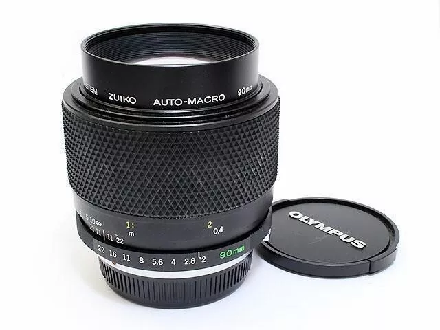 Olympus OM Zuiko Auto-Macro 90mm F2 MF Telephoto Prime Lens from Japan F/S