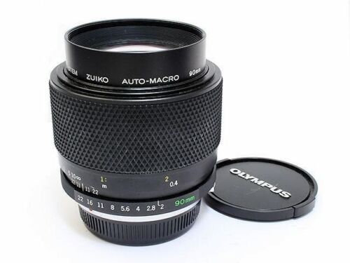 Olympus OM Zuiko Auto-Macro 90mm F2 MF Telephoto Prime Lens from Japan F/S - Picture 1 of 4