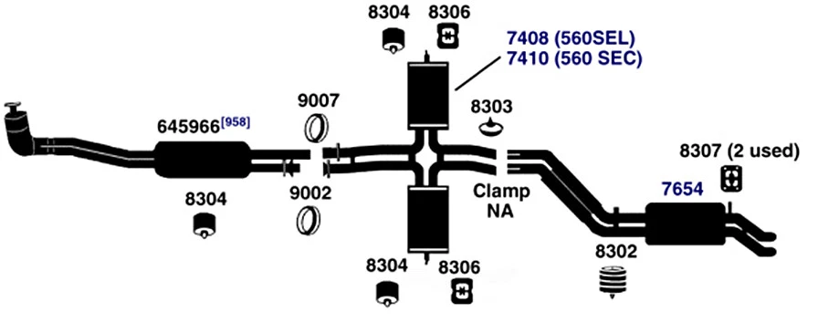 Exhaust System Hanger-126.024 AP Exhaust 8303 - Image 4 of 4